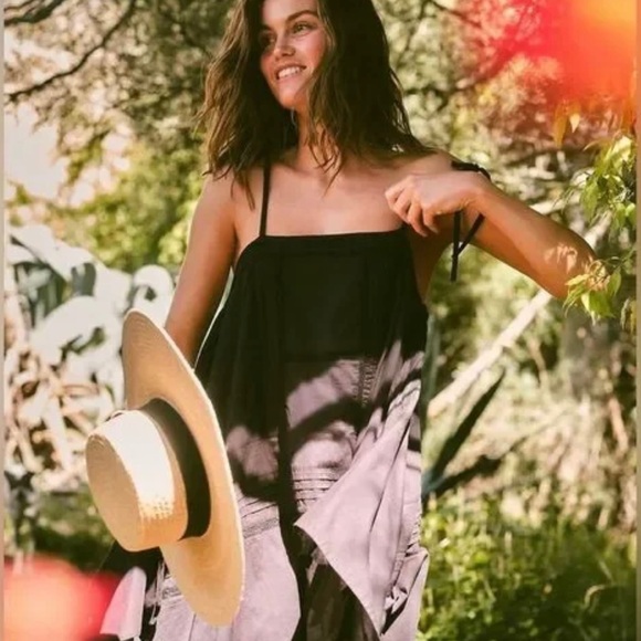 NWT J CREW Handkerchief midi dress in black - Picture 4 of 7